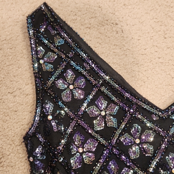 Sequin Black Dress - Picture 4 of 4